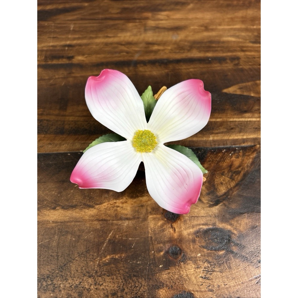 Dogwood Flower Figurine by Andrea by Sadek Pink White